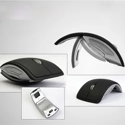 Novo 2.4g mouse sem fio dobrável computador mouse mini viagem notebook mudo mouse usb receptor para computador portátil
