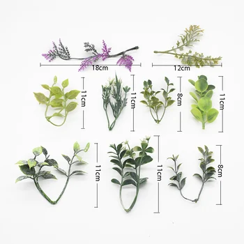 

30 Pieces Artificial grass Wedding decoration Home decor Christmas Diy Gardening for Shooting props Party Bonsai decorative Gift