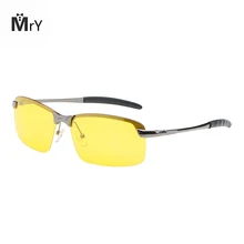 Лидер продаж Солнцезащитные очки Мужские поляризатор поляризованные очки автомобиля для водителей, ночного видения очки для вождения солнцезащитные очки Классические солнцезащитные очки