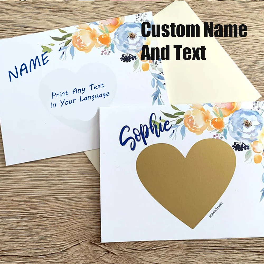 personalized scratch off cards