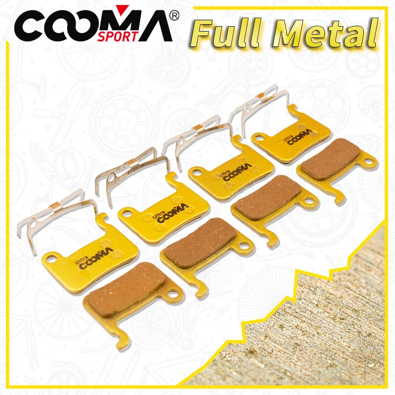 Pastiglie Freno A Disco Per Bicicletta Per Shimano Xtr, Deore Xt, Deore Xt, Slx, Deore, Pinze Alfine, 4 Coppie, Oro