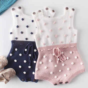 

2020 New Baby Girls Knit Clothes Baby Knitted Rompers New Born Infant Baby Overalls Woolen Newborn Girls Boys Jumpsuit