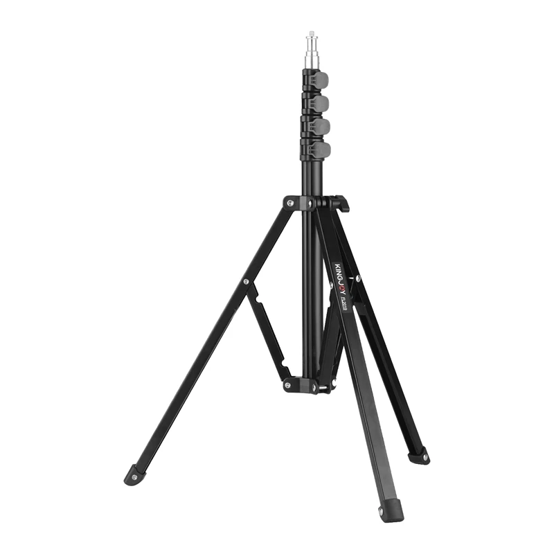 

KINGJOY Adjustable Metal Tripod Light Stand 8Kg/17.6Lbs Load Capacity with Carry Bag for Photography Studio LED Video Light