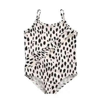 

Toddlers Baby Girl Leopard Print One-piece Swimwear Swimsuit Bathing Suit