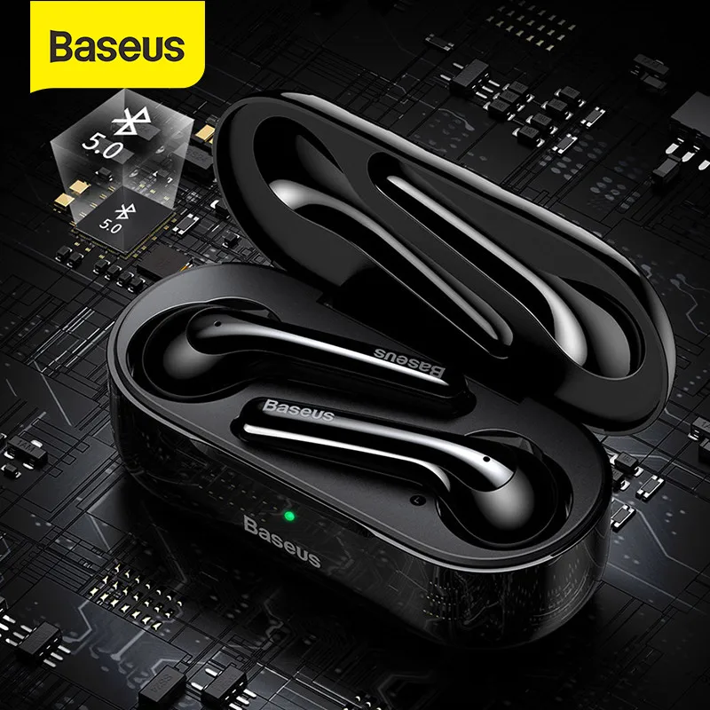 Baseus W07 наушники вкладыши TWS Bluetooth Беспроводной стерео спортивные Водонепроницаемый игровая гарнитура