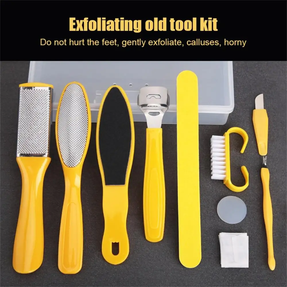 10-in-1-foot-scrubber-professional-pedicure-tools-kit-rasp-foot-file
