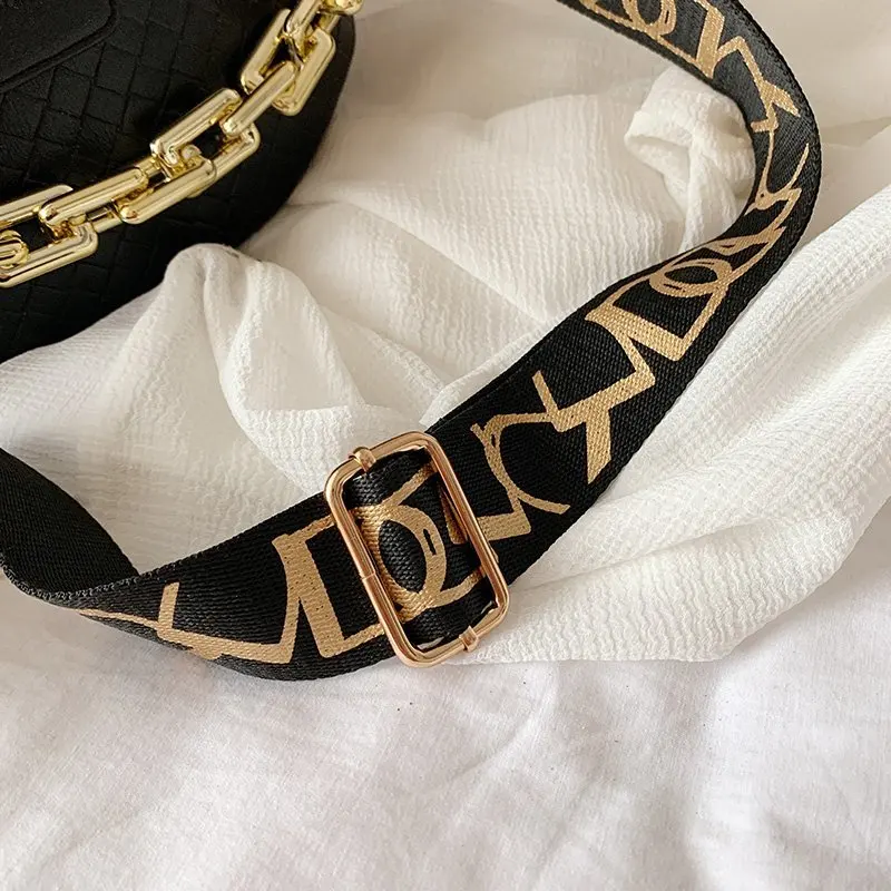 Luxury Women's Fanny Pack High Quality Waist Bag Thick Chain Shoulder Crossbody Chest Bag Female Belt Bag Designer Brand Handbag