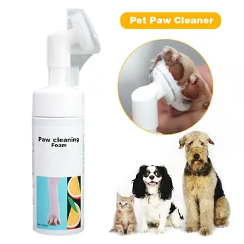 

Pet Dog Paw Cleaning Foam No-rinse Portable Dogs Cats Feet Cleaning Brush Pet Grooming Cleaner Tool