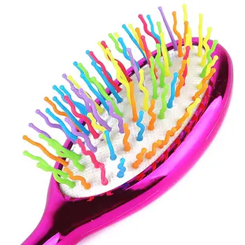 

Airbag Cartoon Hair Massage Comb Children Comb Good Use Electroplating Children's Trumpet Comb