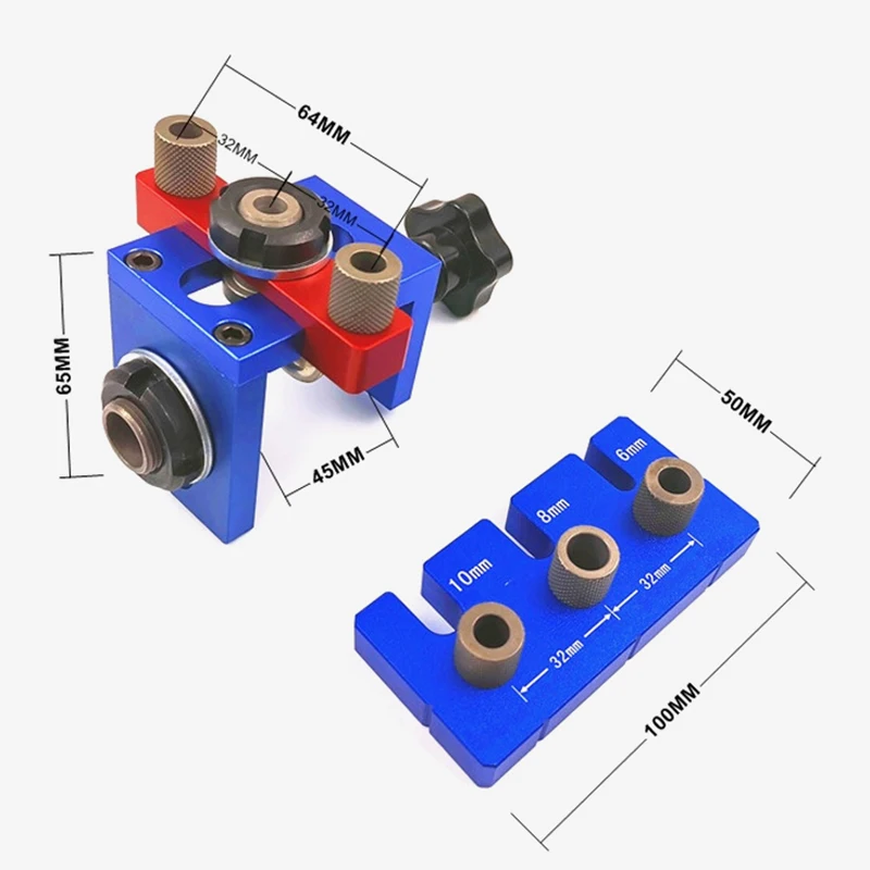 8 мм/15 мм деревообрабатывающий шаблон для сверления деревянный дюбель отверстие руководство по сверлению патрон бура набор наконечников деревообрабатывающие столярные инструмент для позиционирования