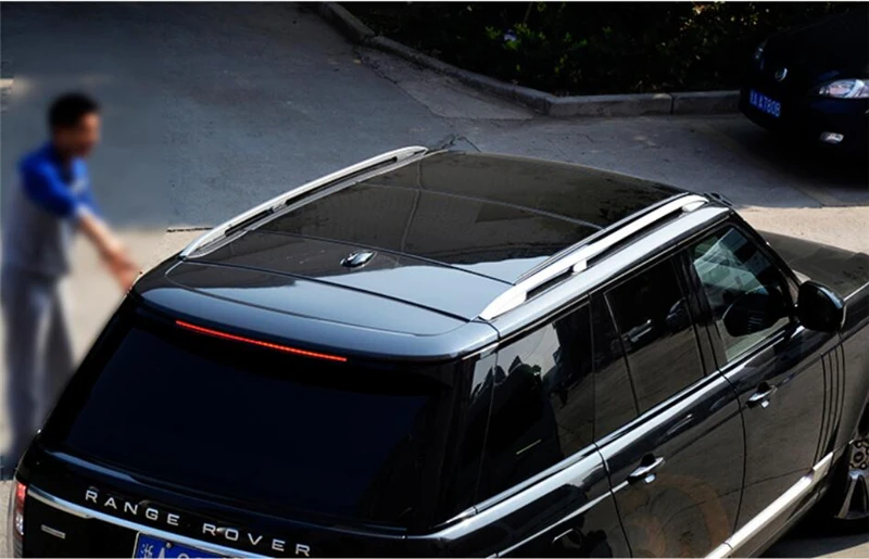 Для крыши стеллажи для выставки товаров Чемодан барная стойка для Land Rover Range Rover 2013 15 Высокое качество алюминиевого сплава автомобильный аксессуар