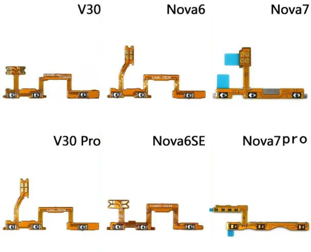 Гибкий ленточный кабель питания с кнопкой переключения для Huawei Honor V30 v30pro nova 6 6se Nova