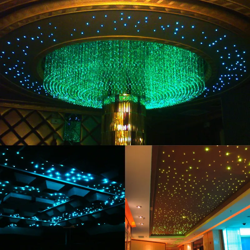 32W 28key RF Remote control 4 Level-speed RGB Twinkle wheelLED Fiber Optic Light Engine Aluminum starlight Headliner DIY ceiling