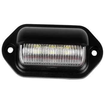 

2pcs LED Number License Plate Tag Interior Step Light For Boat Truck Car+Screws