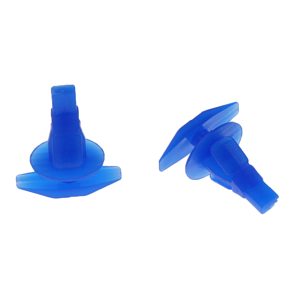 100 Pieces Car Door Sealing Strip 7.8mm Push Plastic Rivets Retainer Clips