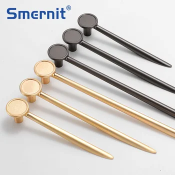 

Creative Brooch Gold Door Handles Zinc Alloy Kitchen Cabinet Knobs and Handles Gray Furniture Handle Drawer Pulls Hardware