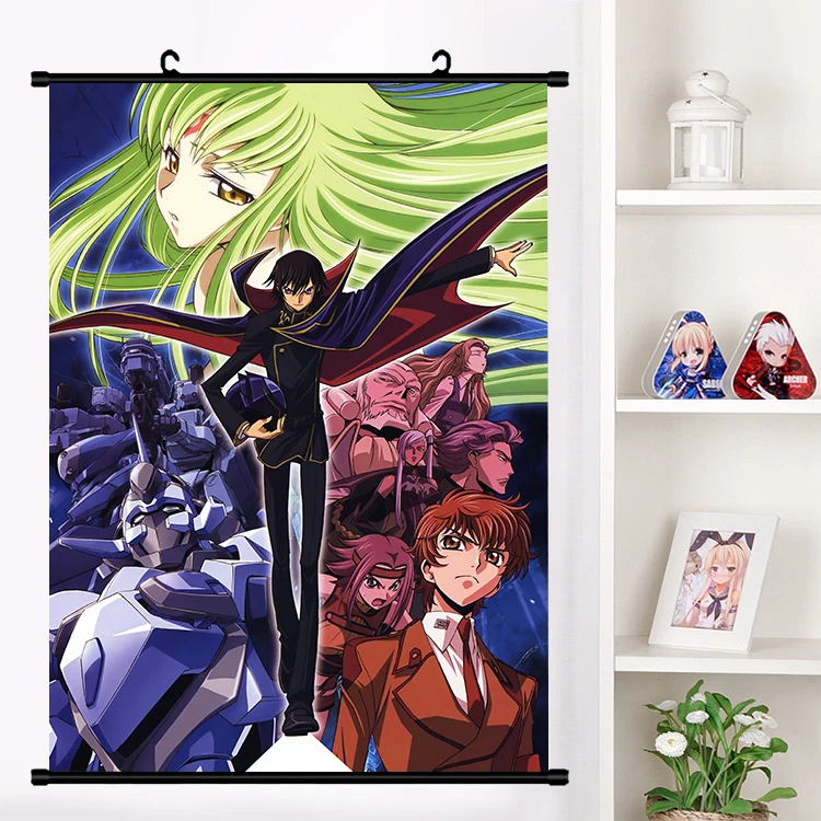 Горячий аниме код GEASS Lelouch Lamperouge Kallen стадтфельд C.C. Настенная роспись