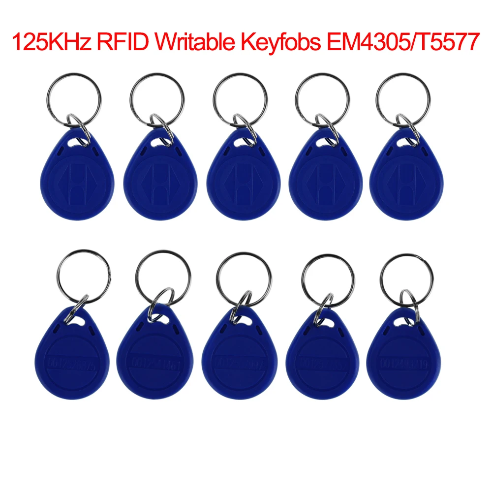 125 кГц RFID записываемые брелоки EM4305/T5577 чтение и запись ключей скопированная