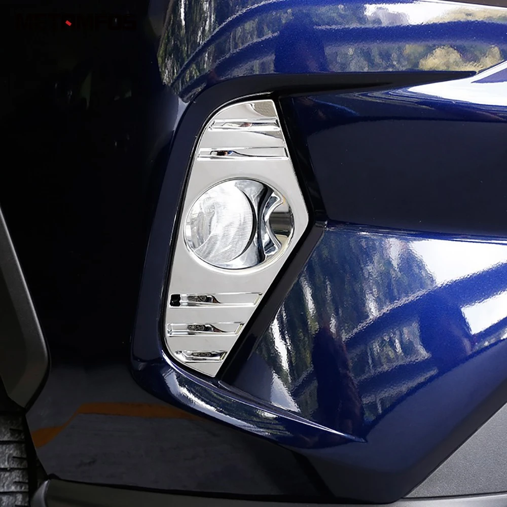 Для Toyota Rav4 Rav 4 Limited LE XLE Hybrid 2019 передний противотуманный светильник крышка отделка
