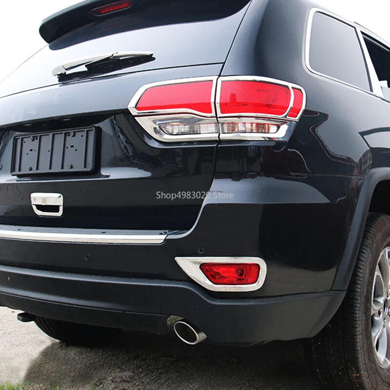 ABS хромированный бампер для лампы хромированная Накладка Jeep Grand Cherokee 2011 2012 2013 2014