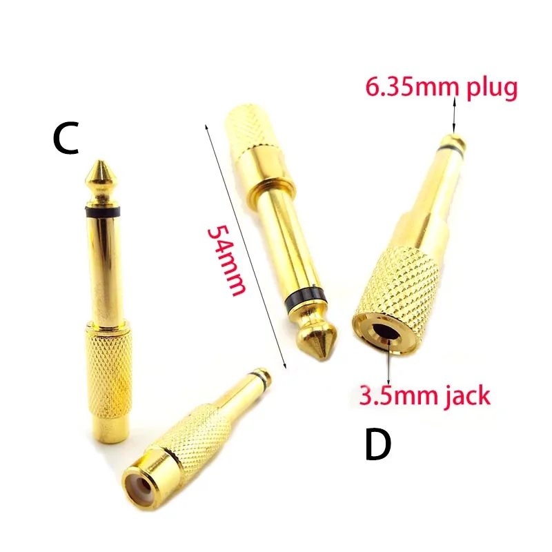 Adaptateur Jack 6.35 mm vers Jack 3.5 mm (ECF-720411)