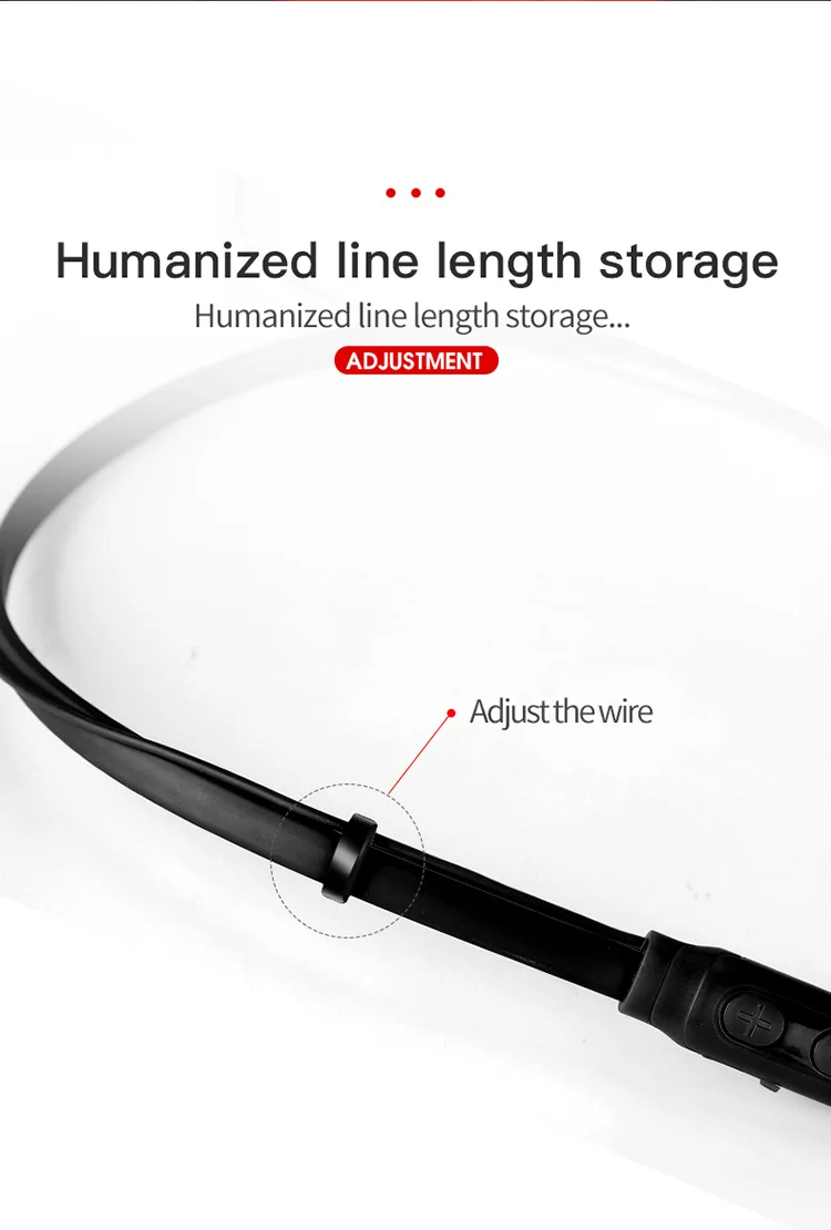 Шейная bluetooth-гарнитура беспроводная гарнитура для Xiaomi iPhone наушники, стерео шпильки с микрофоном