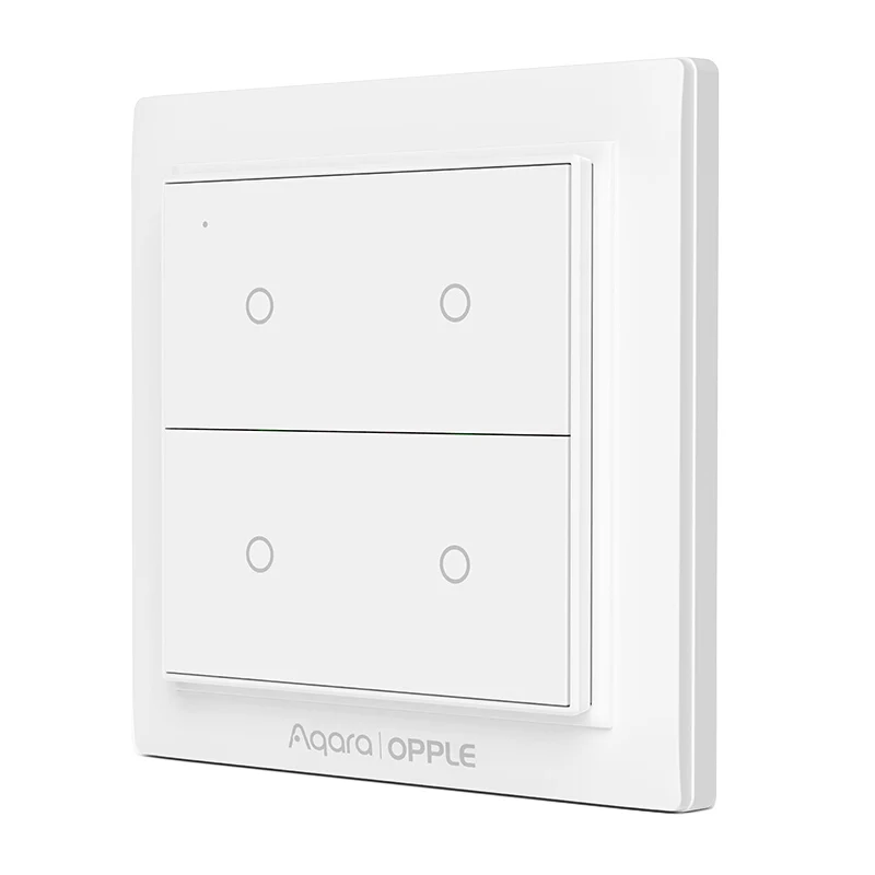 Aqara беспроводной переключатель сцены Zigbee 3,0 настраиваемый беспроводной настенный переключатель управления без проводки Поддержка Apple HomeKit
