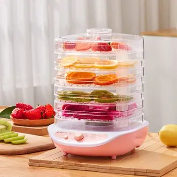 

Dried Fruit Vegetables Herb Meat Machine Household MINI Food Dehydrator for rabbit Dehydrated 5 trays Snacks Air Dryer