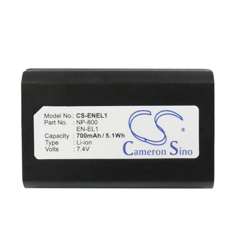 CameronSino для MINOLTA BIZHUB DG 5W DiMAGE A200 NIKON Coolpix 4300 4500 4800 5000 5400 5700 775 8700 880 EN EL1 NP 800