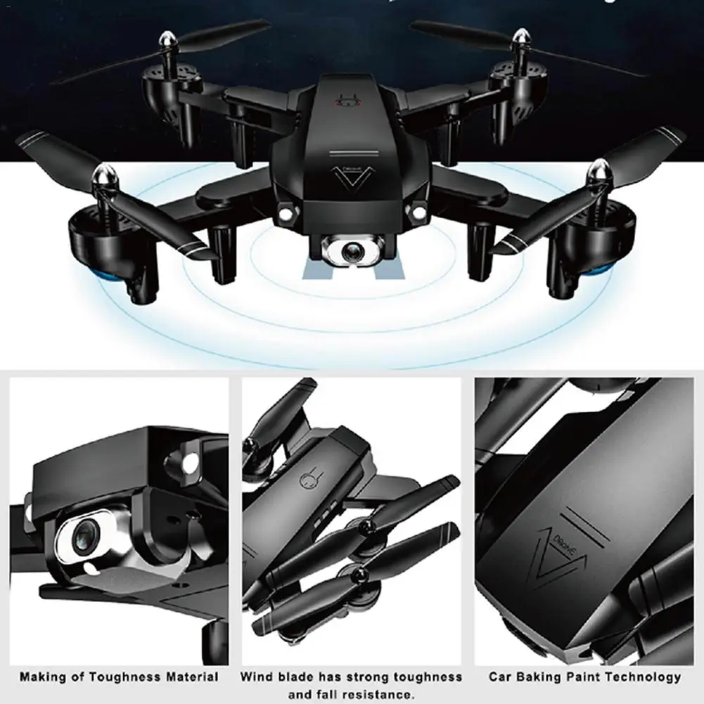 Новейший Дрон 1080p HD воздушный Профессиональный Дрон WiFi FPV Квадрокоптер Дрон складной Радиоуправляемый квадрокоптер A908