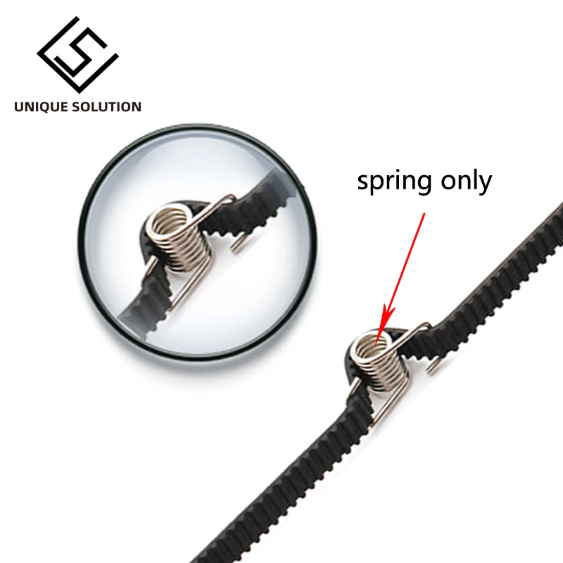 

10-100 pieces 3D Printer Belt Locking Torsion Spring GT2 2GT Timing Belt Locking Torsion Spring For 3D Printer Reprap Parts