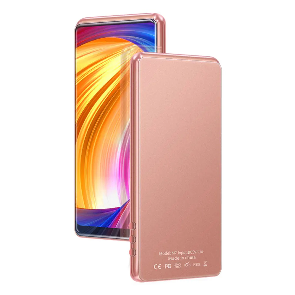 

HIFI Music Color Display MP4 Player Learn English Card Insert HD Full Touch Screen USB Charging Bluetooth TF Card Recording