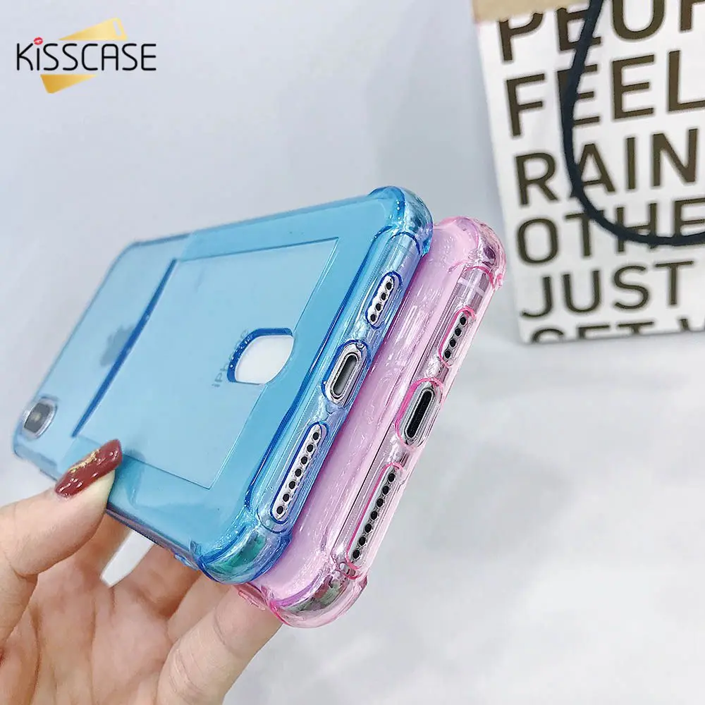 KISSCASE TUP Card Slot Phone Case For iPhone 11 11 Pro Max X XS Max XR 4