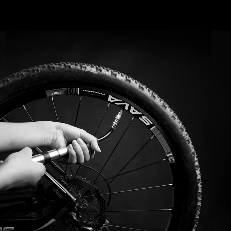 Дикий человек высокого давления Горный Дорожный велосипед портативный велосипедный насос красота право рот Универсальный мини баскетбольный насос