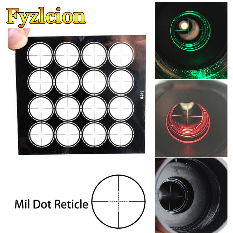 Тактический прицел 16 шт. оптический дуплексный дальномер мил точечная проводная