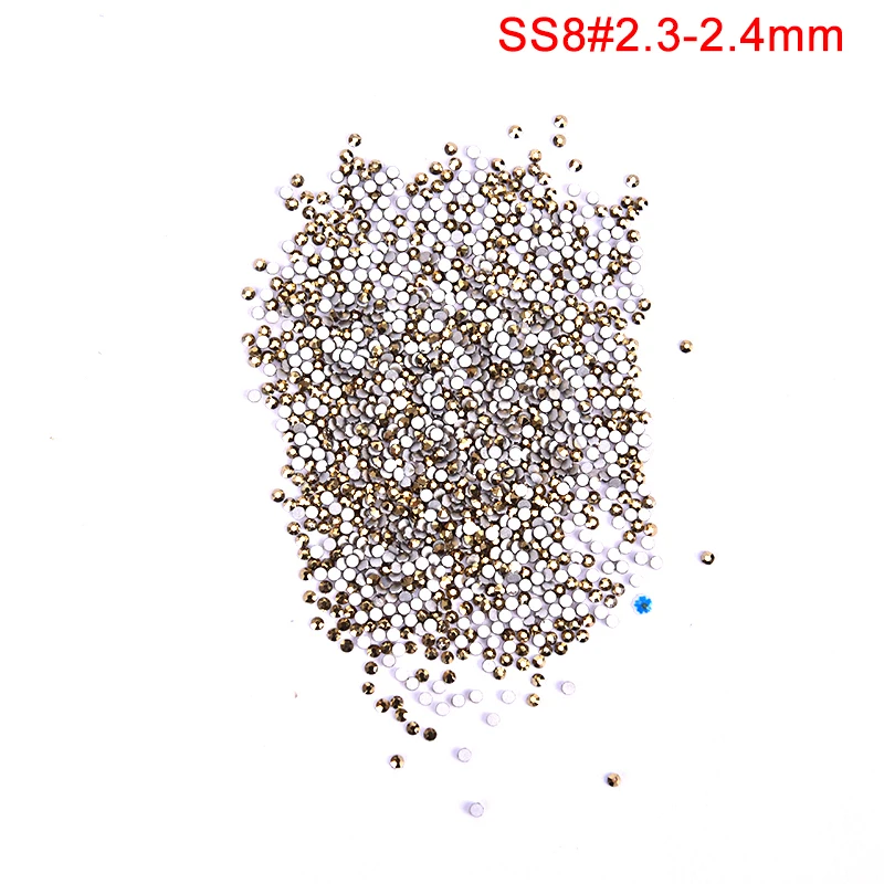 1Bag Fix Rhinestones For Nail Art Decoration Shoes And Dancing Decoration Super Glitter Flatback Multicolor Non Hot - Цвет: A1