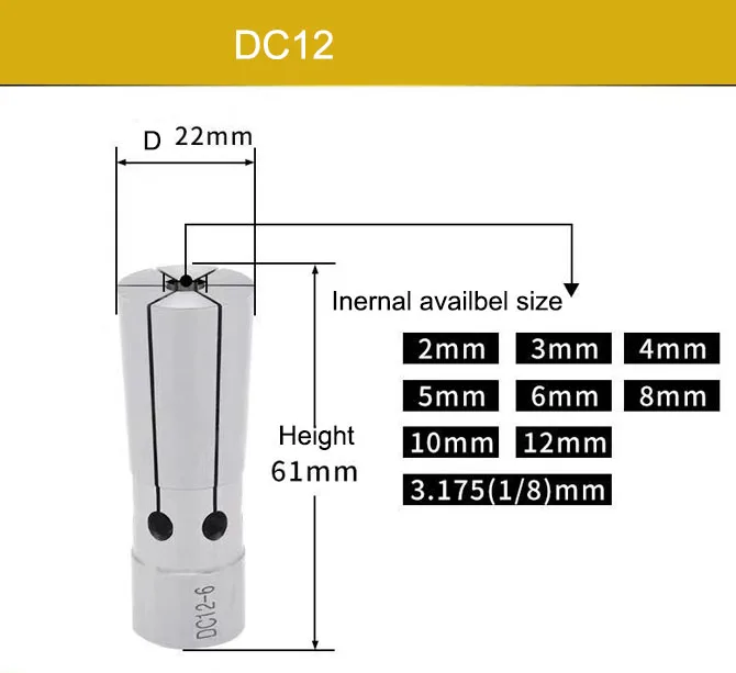 DC6-4 DC6-3 DC6-2 постоянного тока колготки из хлопка на весну, маленький размер цанги для тонкий цанговый патрон