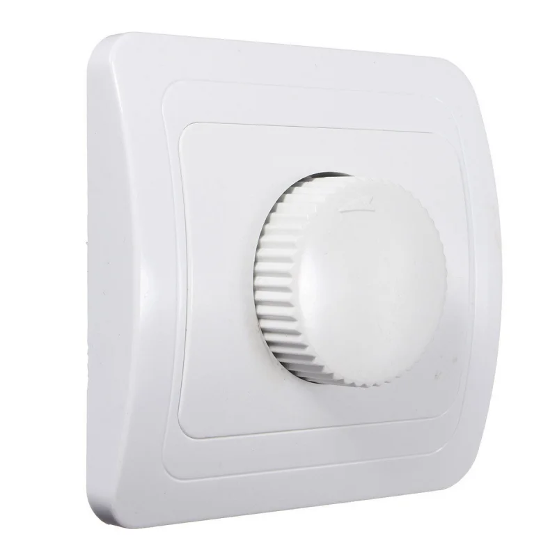 

TOP 220V/250V Adjustable Controller Dimmer Switch For Dimmable Light Bulb Lamp White