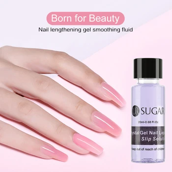 

20ml Poly Acrylic Gel Crystal Gel Soak Off Slip Solution Nail Liquid Extension High Quality Nail Poly Gel Professional Nail Art