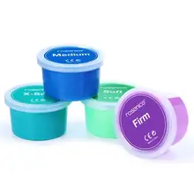 4pcs Colorful Elastic Therapy Putty for Playing Stress Relief Finger Training