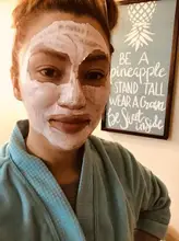 Mascarilla purificadora de té verde, palillo para arcilla, Control del aceite, cuidado de la piel, antiacné, berenjena, elimina puntos negros y barro, 40g