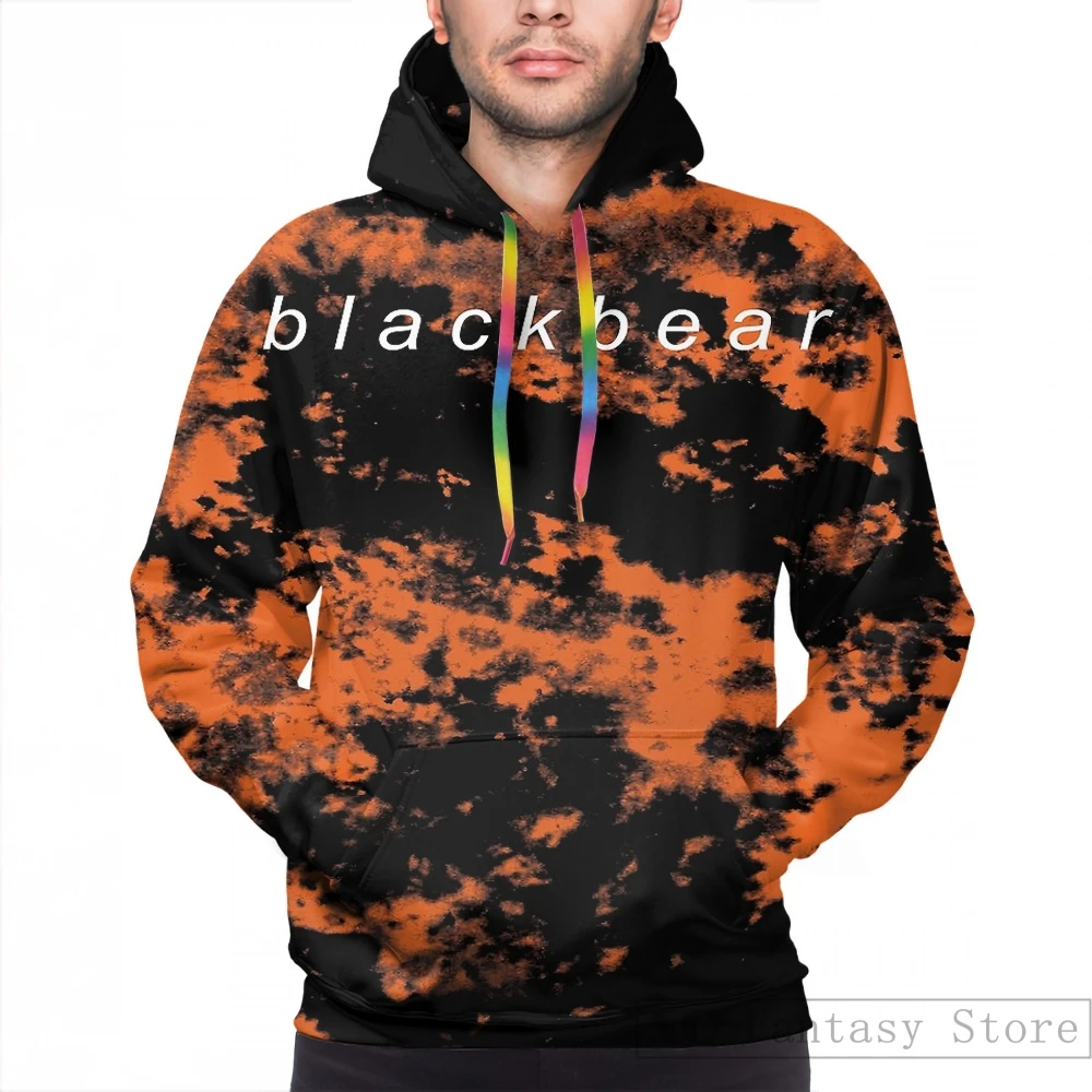 Мужские толстовки свитшоты для женщин funny blackbear tie dye (3) с принтом Повседневная