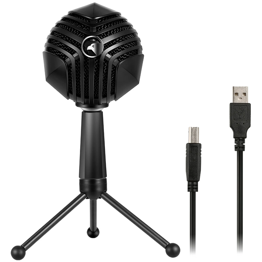 Yanmai Сферический сердечный направленный USB конденсаторный микрофон