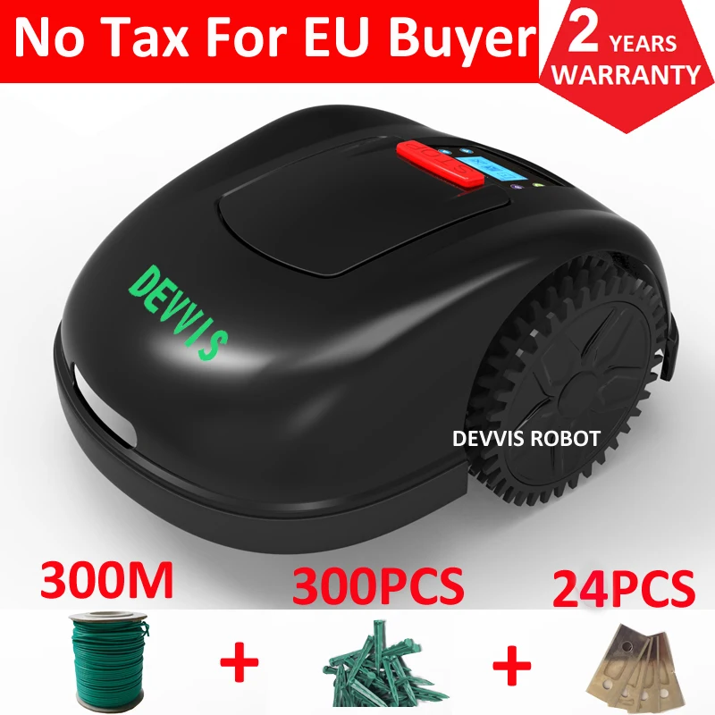 US $1.136.43 Two Year Warranty DEVVIS 5th Generation Grass Mower Robot Lawn Mower E1600T For Big LawnGyroscope NavigationSmartphone WIFI