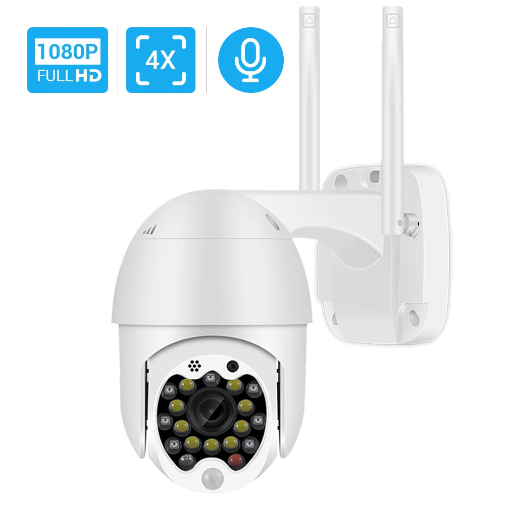 Hamrolte Super Mini HD 1080P PTZ Wifi камера 4X цифровой зум Автоматическое отслеживание
