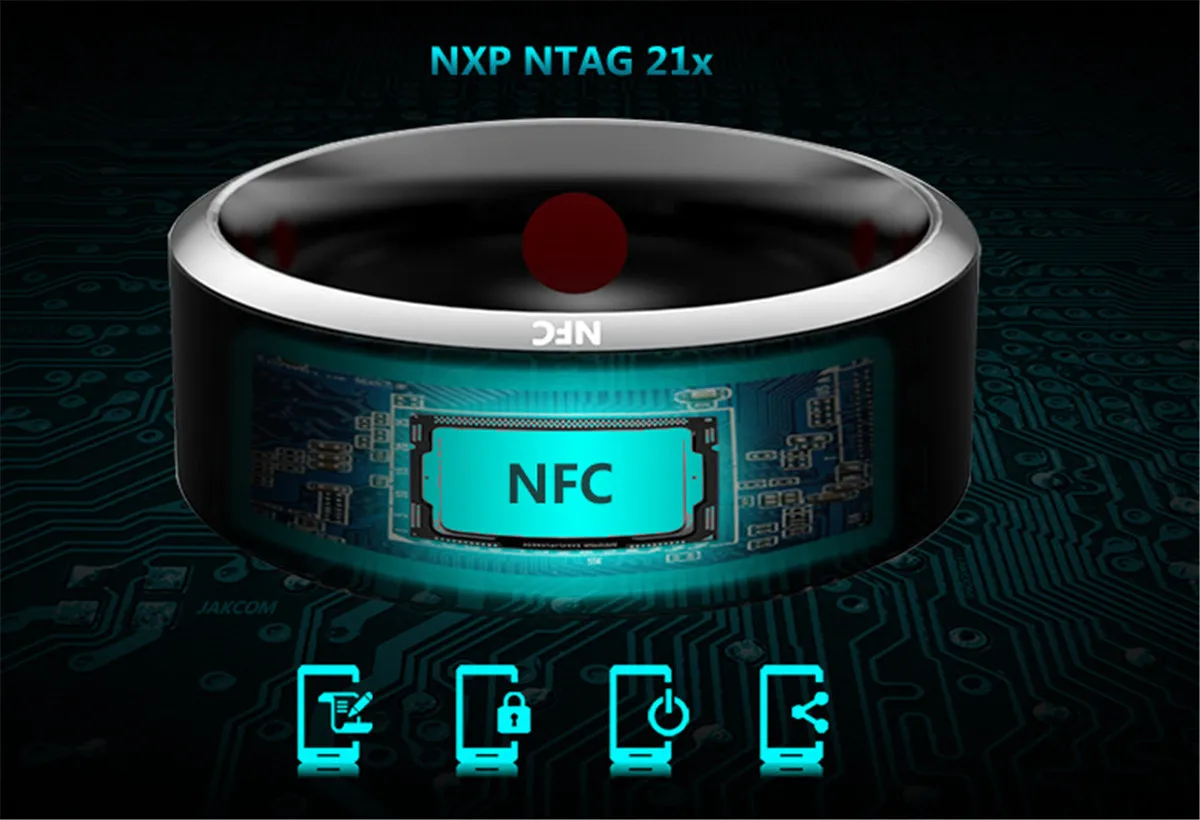 R3 NFC Smart Ring Magic Finger Wear Wearable Smart Ring For iPhone Android IOS Windows Mobile Phone