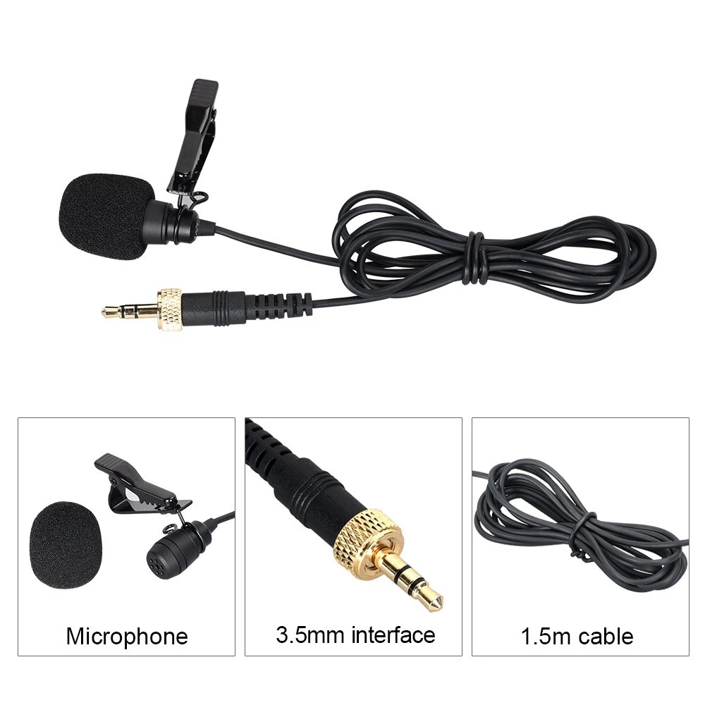 CoMica CVM-WM200TX UHF 96 каналов 120 м рабочее расстояние петличный металлический беспроводной микрофон передатчик для SLR камер