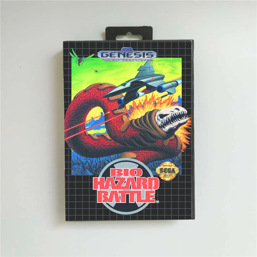 Био-Hazard Batch-Крышка США с розничной коробкой 16 бит MD игровая карта для Sega megadrive Genesis игровая консоль