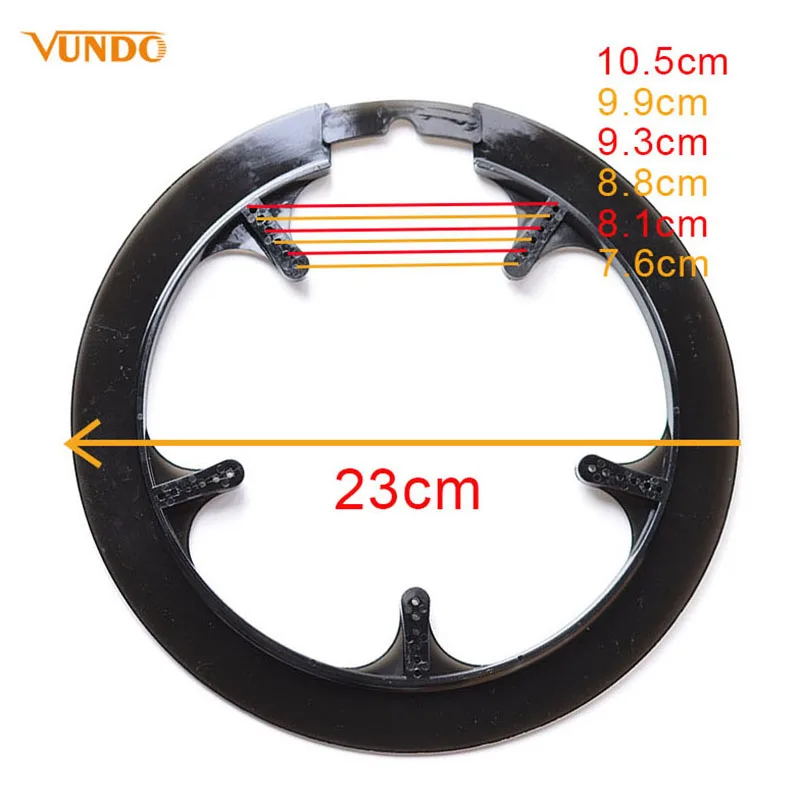 Kettenschutz 104BCD Für Rennrad - Aluminium In Verschiedenen Farben