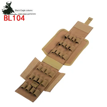 

25 Round Shell Rifle Cartridge Carrier Tactical Molle Rifle Ammo Reload Storage Bag Hunting Bullet Holder Shotgun Folding Wallet